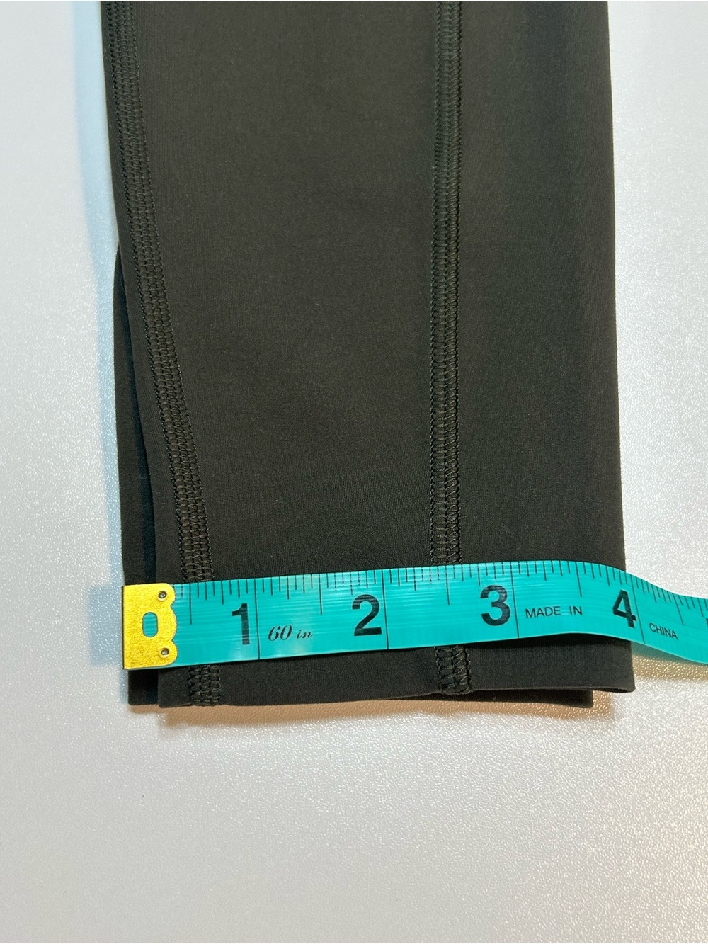 Lululemon Fast and Free High-Rise Tights Pockets Dark Olive Green Pant - Picture 5 of 7